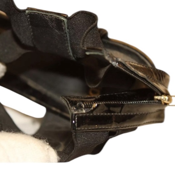 Fendi Black patent leather Women's Sandals size 38 - Picture 13 of 14